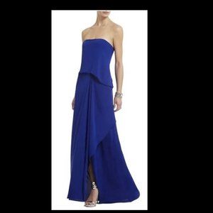 BCBG Maxazria Grace Royal Blue Strapless Gown | Color: Blue Size 10